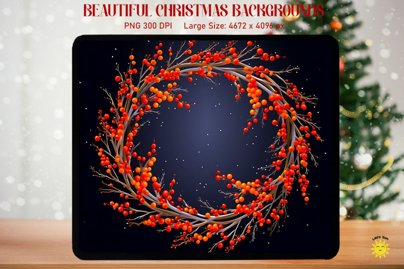 beautiful-christmas-wreath-background