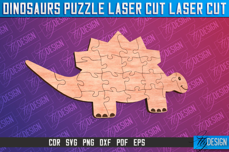 dinosaurs-puzzle-laser-cut-puzzle-game-laser-cut-svg-design