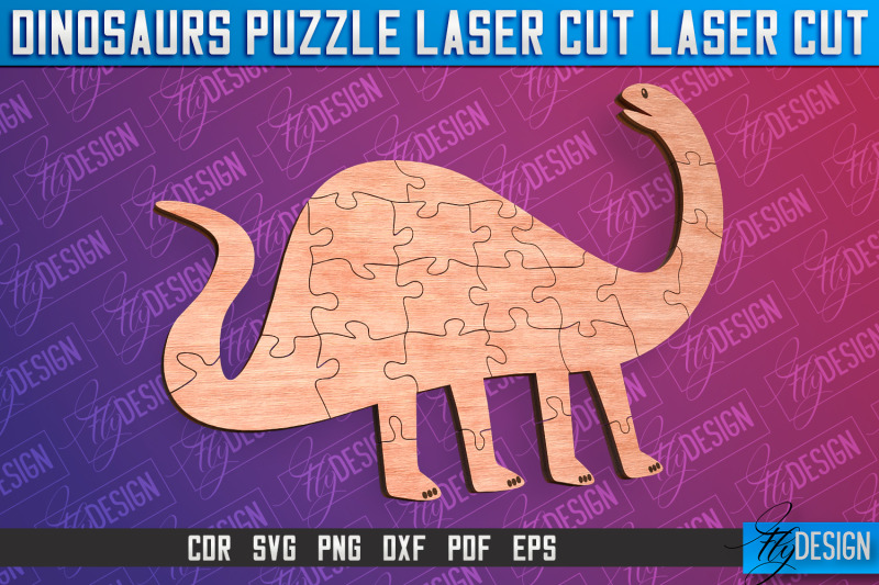 dinosaurs-puzzle-laser-cut-puzzle-game-laser-cut-svg-design