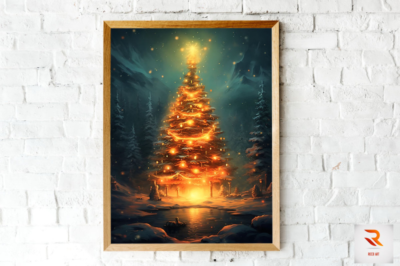 beautiful-christmas-tree-wall-art