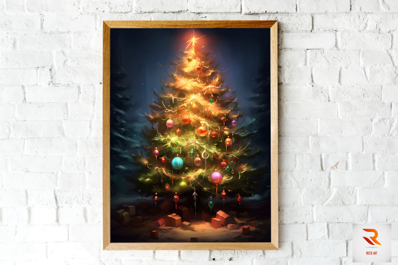 beautiful-christmas-tree-wall-art