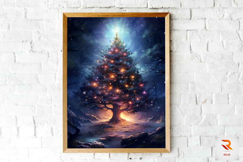 beautiful-christmas-tree-wall-art