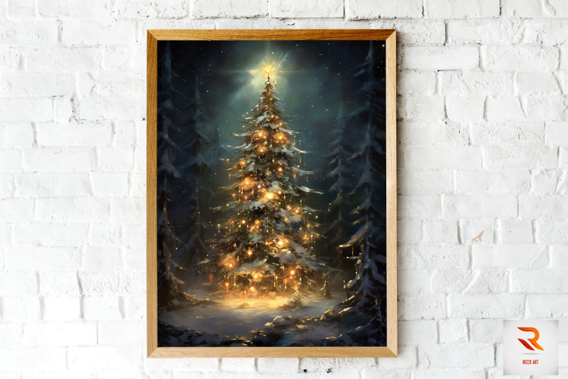 christmas-tree-light-art-wall-art