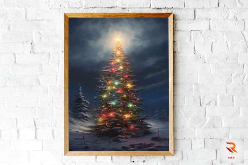 christmas-tree-light-art-wall-art