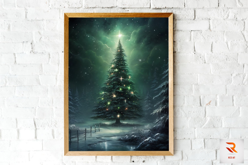 christmas-tree-light-art-wall-art