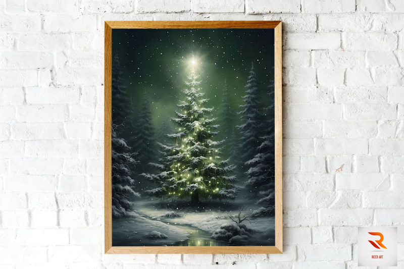 christmas-tree-light-art-wall-art