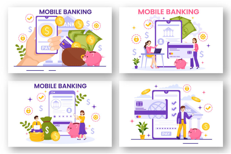 13-mobile-banking-vector-illustration