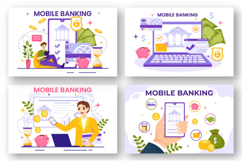 13-mobile-banking-vector-illustration