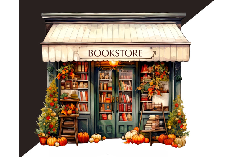 autumn-bookstore-digital-fall-designs-for-fall-home-decor