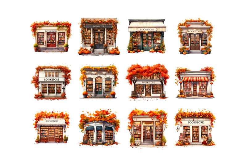 autumn-bookstore-digital-fall-designs-for-fall-home-decor