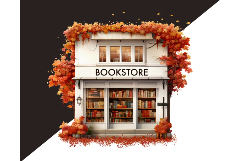 autumn-bookstore-digital-fall-designs-for-fall-home-decor