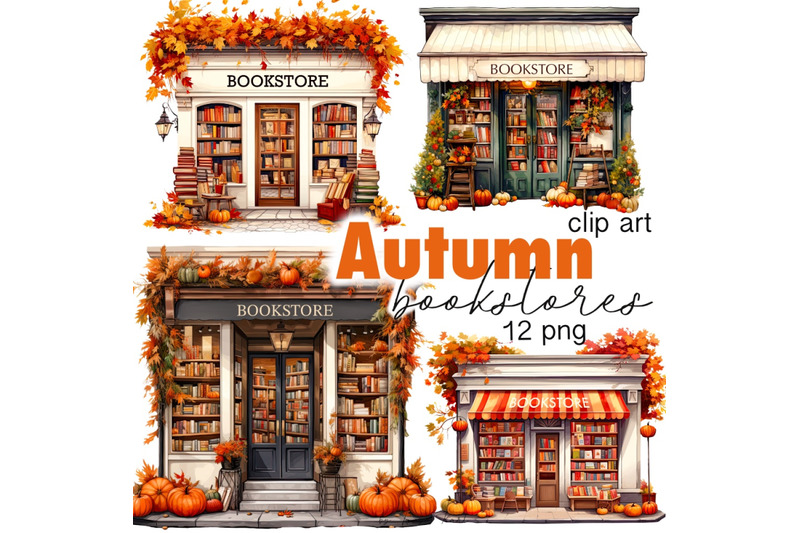 autumn-bookstore-digital-fall-designs-for-fall-home-decor