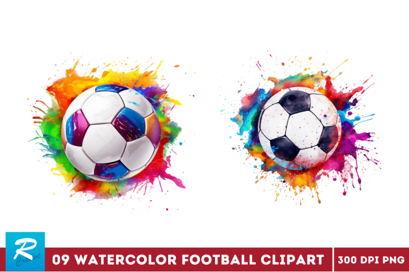 watercolor-football-clipart-bundle