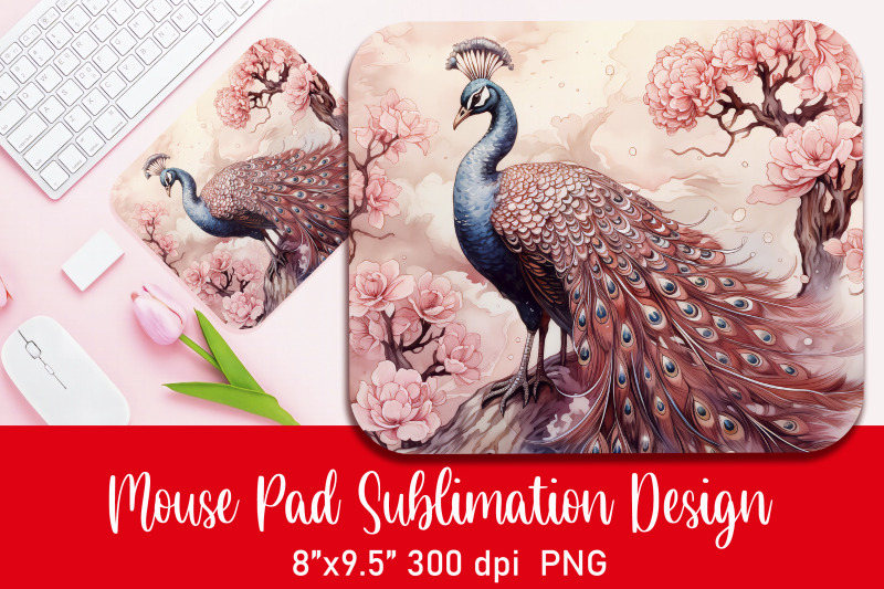 phoenix-bird-mouse-pad-sublimation-png