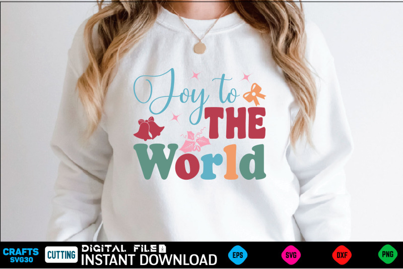 joy-to-the-world-retro-svg