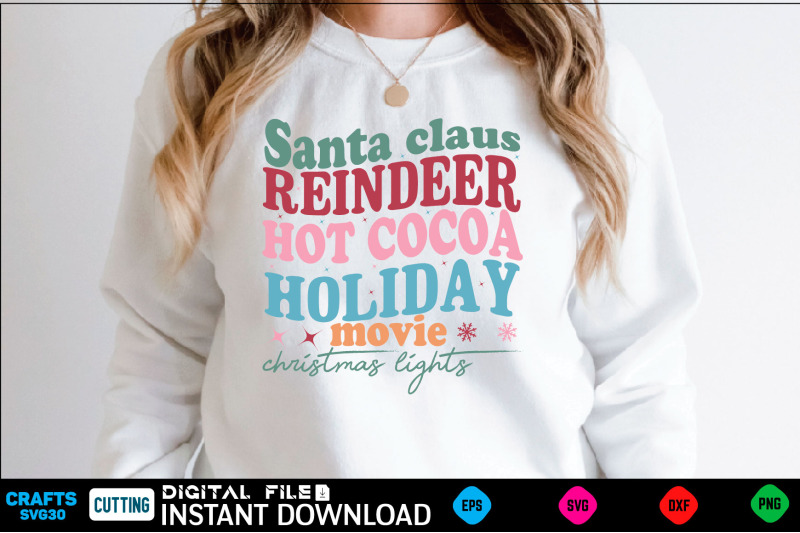 santa-claus-reindeer-hot-cocoa-holiday-movie-christmas-lights