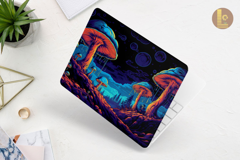 giant-mushroom-forest-laptop-skin