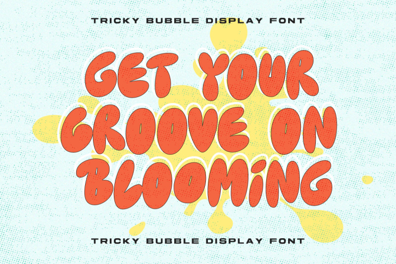 tricky-bubble-display-font