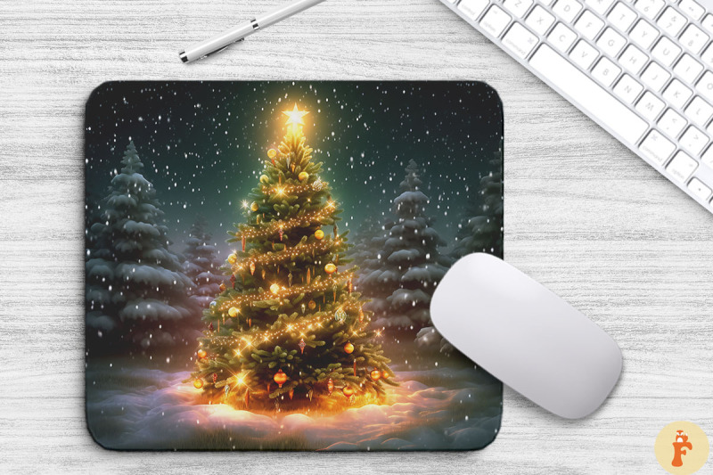 sparkling-christmas-tree-mouse-pad