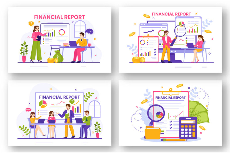 12-financial-report-illustration