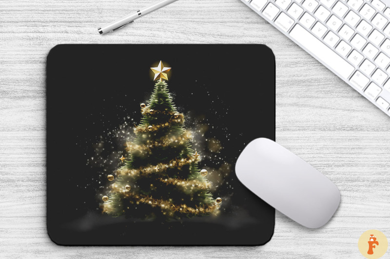 luxury-christmas-tree-mouse-pad