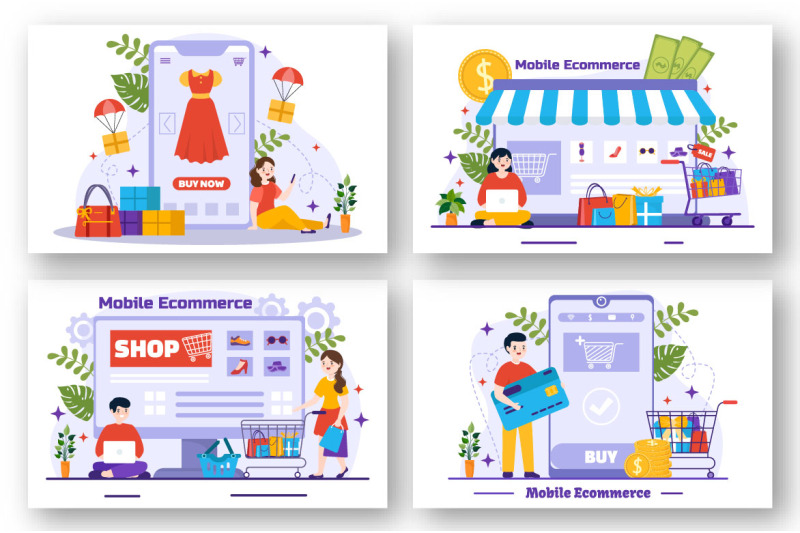 12-mobile-e-commerce-vector-illustration