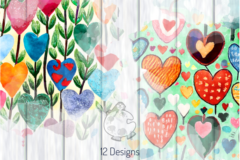 funky-love-hearts-watercolor-background-splashes