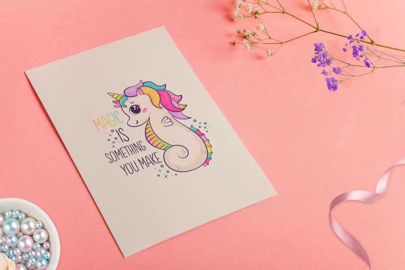 kawaii-rainbow-seahorse-unicorn-sublimation-design