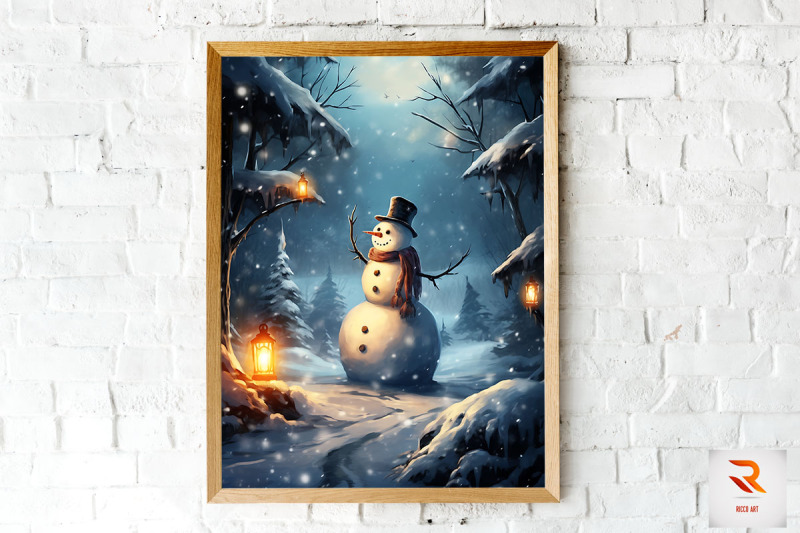 snowman-in-winter-x-mas-landscape
