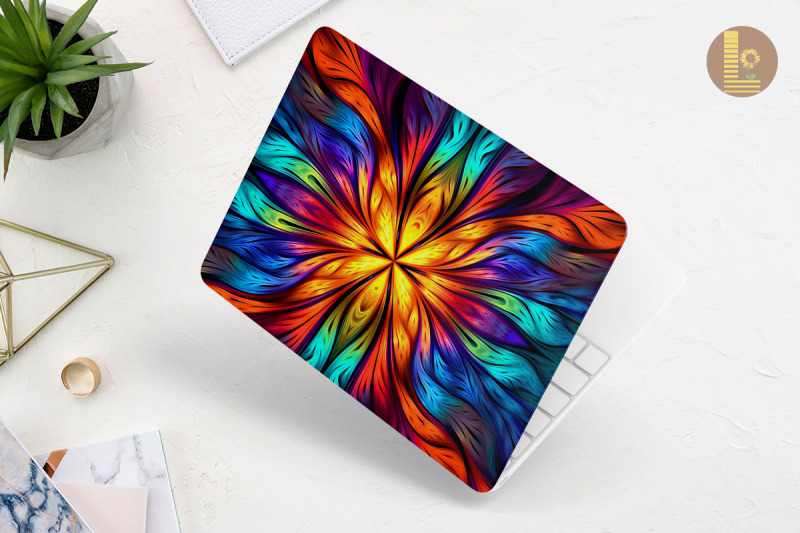 colorful-harmonic-pattern-laptop-skin