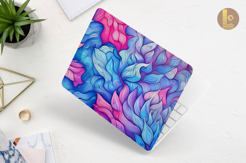 vibrant-psychedelic-pattern-laptop-skin