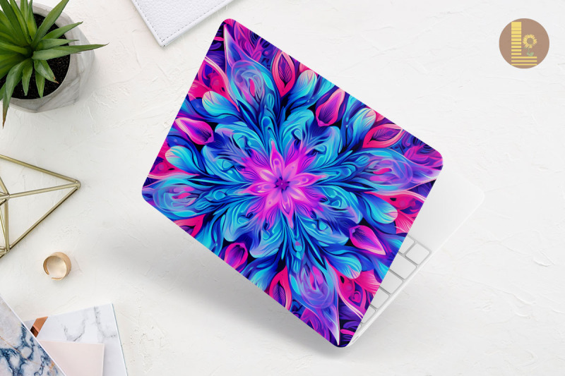 vibrant-psychedelic-pattern-laptop-skin