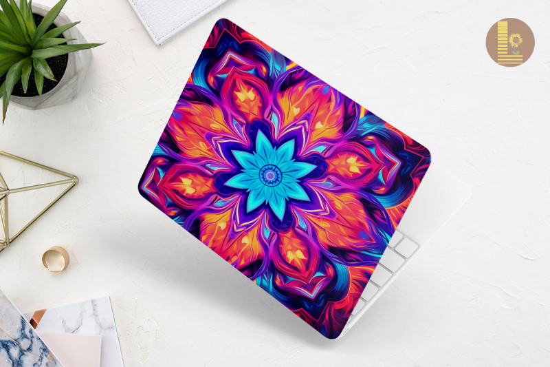 psychedelic-kaleidoscope-laptop-skin