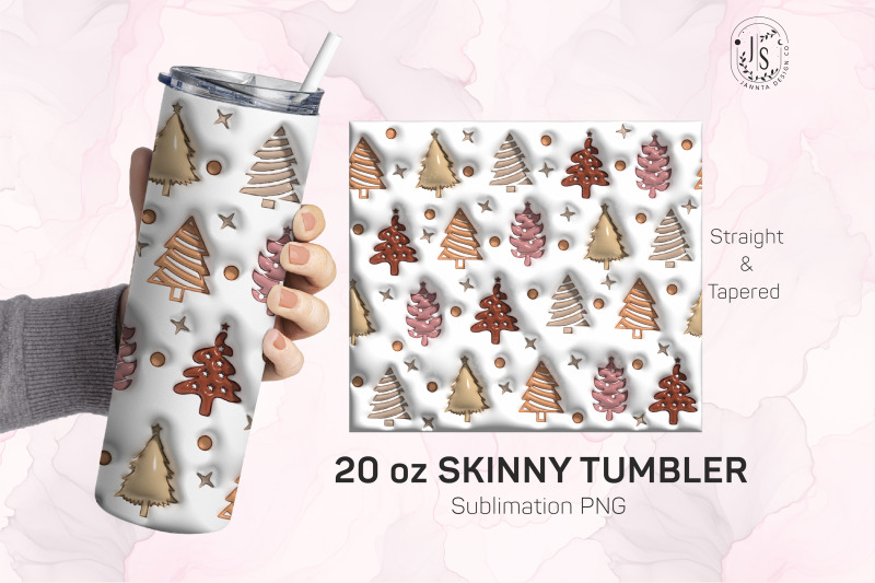 3d-inflated-christmas-tree-tumbler-wrap-xmas-sublimation