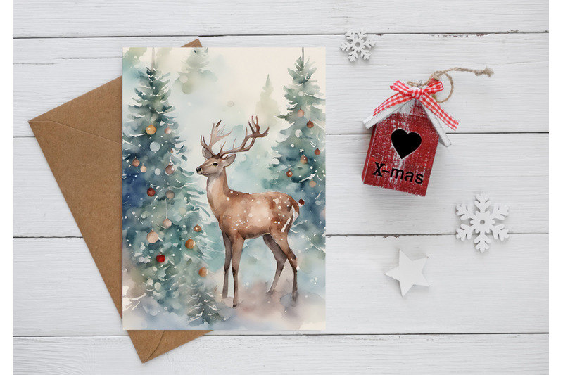 watercolor-christmas-card-deer-and-christmas-tree-digital-download-5