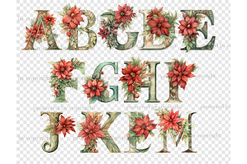 poinsettia-alphabet-christmas-invitation-bundle