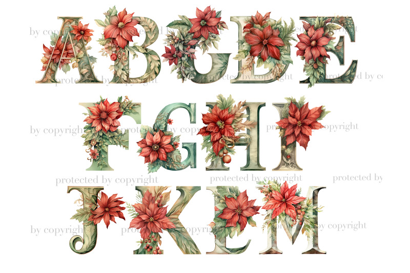 poinsettia-alphabet-christmas-invitation-bundle