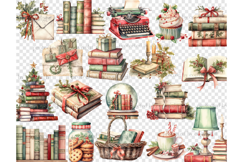 holiday-reading-clipart-cozy-winter-illustration