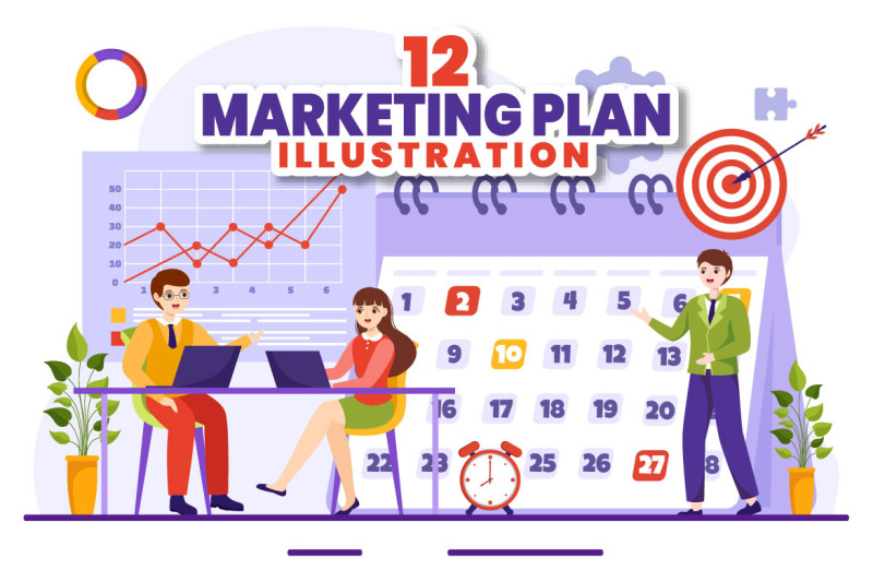 12-marketing-plan-illustration