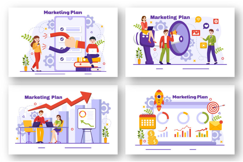 12-marketing-plan-illustration