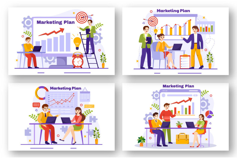 12-marketing-plan-illustration