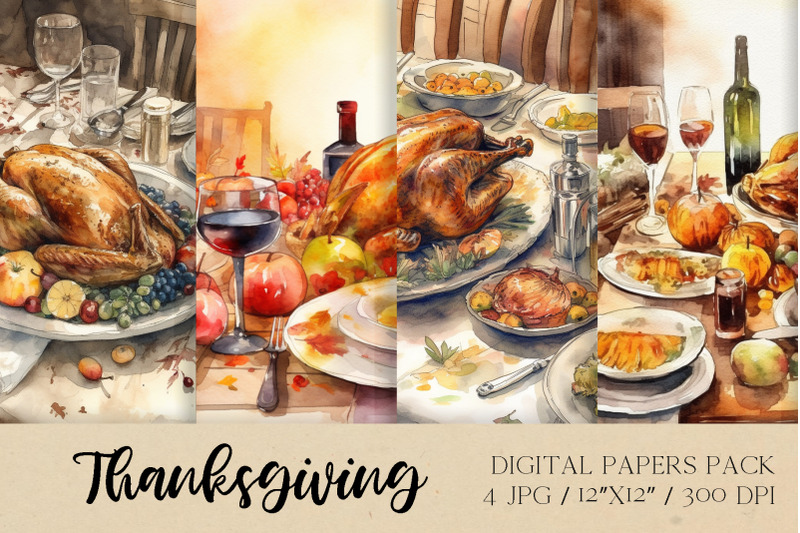 thanksgiving-digital-papers-pack