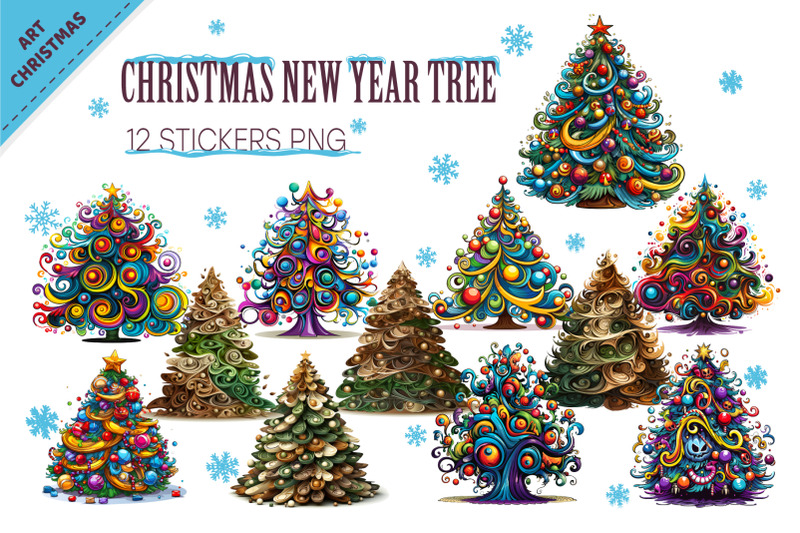 christmas-tree-stickers-png-clipart