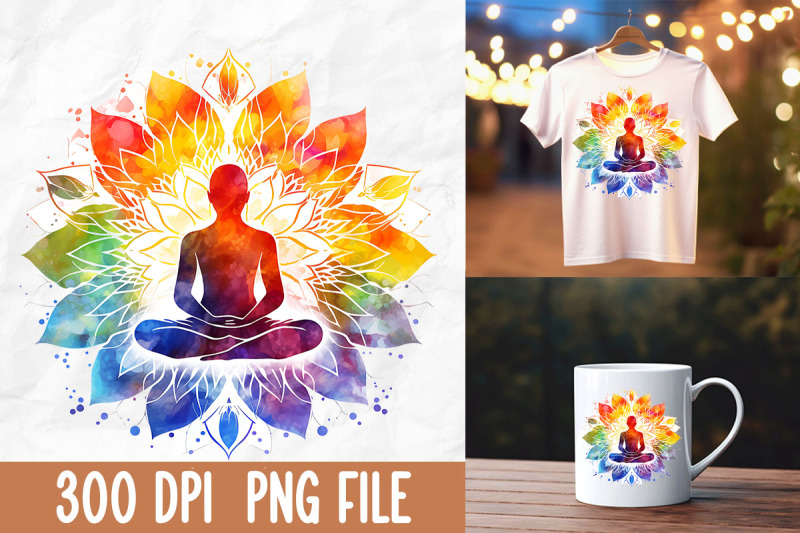 retro-zen-lotus-flower-yoga-meditate