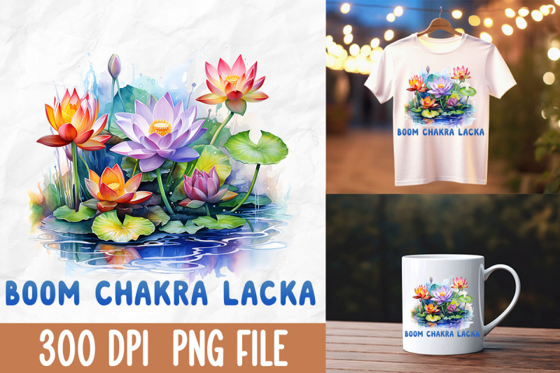 boom-chakra-lacka-rainbow-lotus-pond