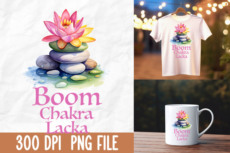 boom-chakra-lacka-lotus-flower-zen-rock