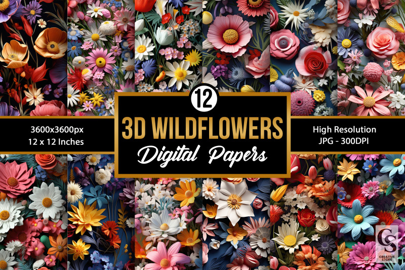 3d-wildflowers-seamless-patterns