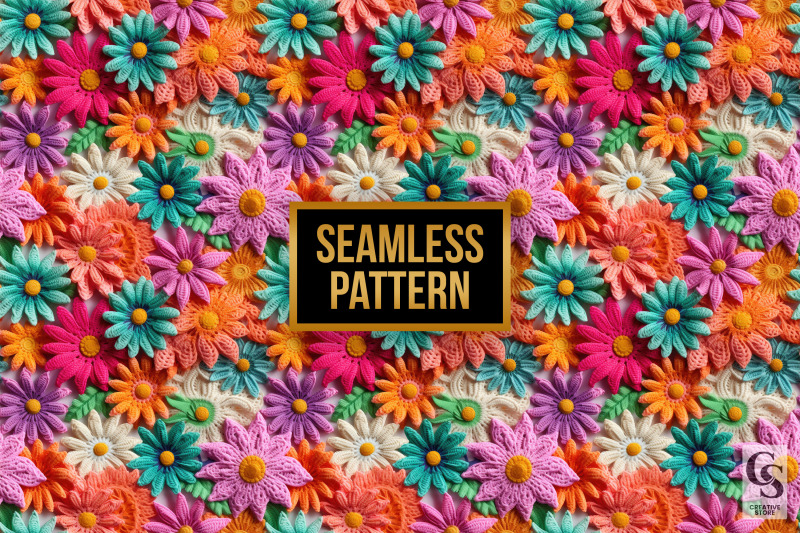 crochet-flowers-pattern-digital-papers