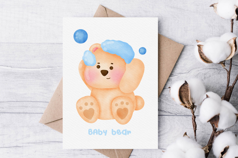 cute-bear-takes-a-shower-baby-shower-clipart