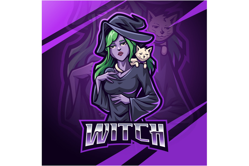 witch-esport-mascot-logo-design